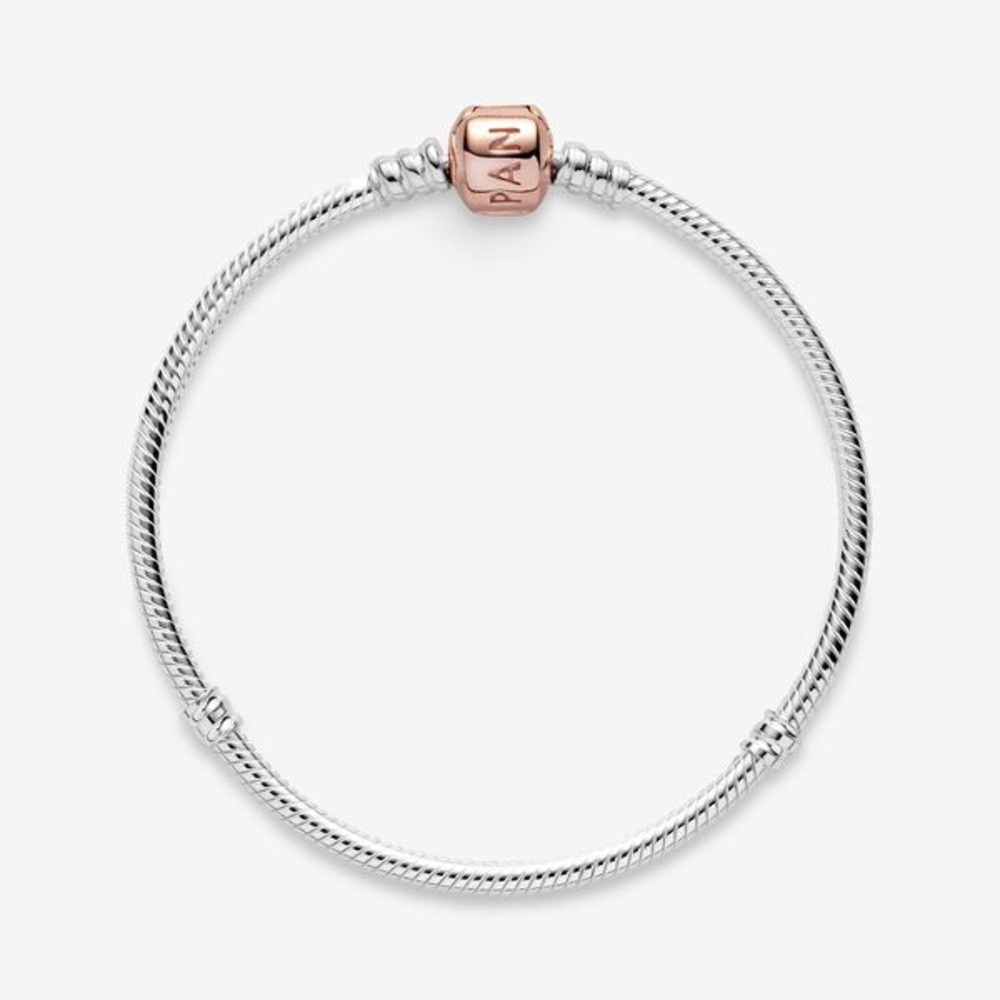 ❌SOLD❌Pandora Silver and Rose Bracelet